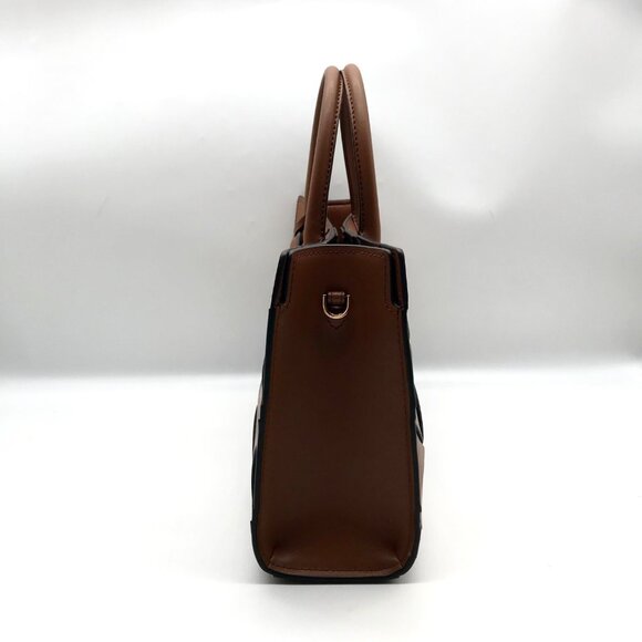 Michael Kors Luggage Brown East West Scarlett Satchel Bag - Picture 3 of 11